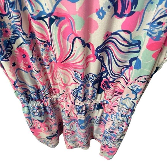 Lilly Pulitzer Gianni Skort Romper Prosecco Pin Make A Splash in Size Small - Picture 7 of 11